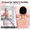 everfit pilates ring set for women, 15pcs home workout pilates equipment with ring, ball, yoga socks, d ring etc. pilates starter kit for strength, toning and flexibility pink