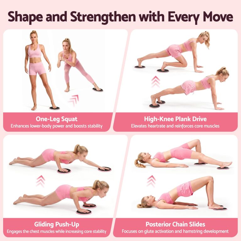 everfit pilates ring set for women, 15pcs home workout pilates equipment with ring, ball, yoga socks, d ring etc. pilates starter kit for strength, toning and flexibility pink