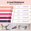 everfit pilates ring set for women, 15pcs home workout pilates equipment with ring, ball, yoga socks, d ring etc. pilates starter kit for strength, toning and flexibility purple