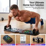 everfit push up board home gym multi function workout rack black everfit push up board home gym multi function workout rack black