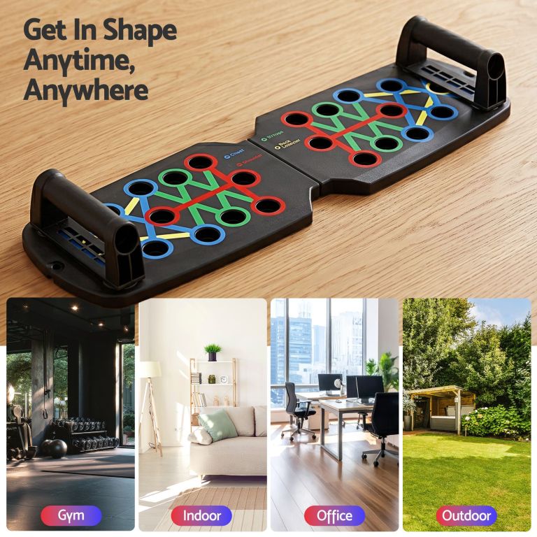 everfit push up board home gym multi function workout rack black everfit push up board home gym multi function workout rack black