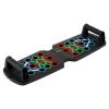 everfit push up board home gym multi function workout rack black