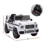kids electric ride on car g63 toy cars remote control white