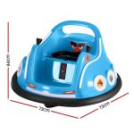 kids ride on car bumper electric toys cars with remote control stickers light blue pink