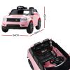 rigo kids electric ride on car black pink ride on toy with remote control