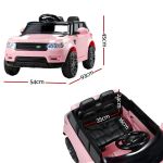 rigo kids electric ride on car black pink ride on toy with remote control