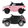 rigo kids electric ride on car black pink ride on toy with remote control