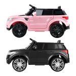 rigo kids electric ride on car black pink ride on toy with remote control