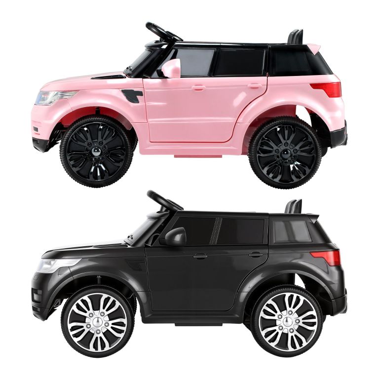 rigo kids electric ride on car black pink ride on toy with remote control