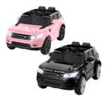 rigo kids electric ride on car black pink ride on toy with remote control