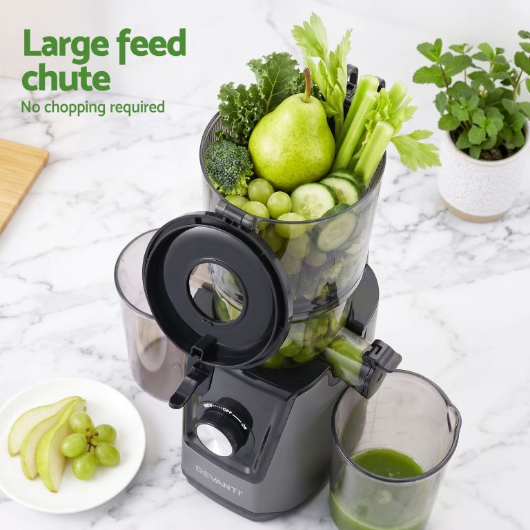 devanti slow juicer cold press 200w for fruit vegetable juice devanti slow juicer cold press 200w for fruit vegetable juice
