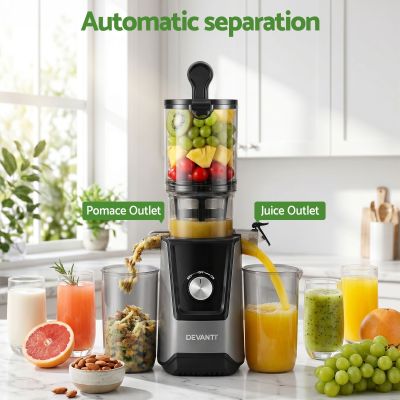 devanti slow juicer cold press 200w for fruit vegetable juice devanti slow juicer cold press 200w for fruit vegetable juice