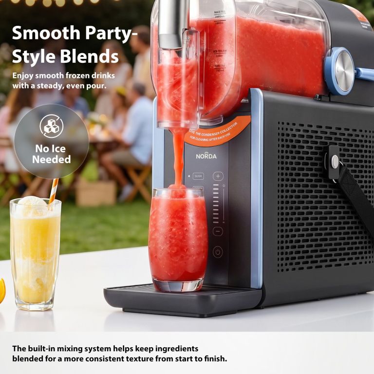norda 2l slushie machine frozen drink maker ice cream maker countertop norda 2l slushie machine frozen drink maker ice cream maker countertop