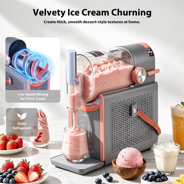 norda 2l slushie machine frozen drink maker ice cream maker countertop grey