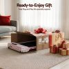 everfit 3 in 1 walking pad treadmill 12% incline under desk treadmills for home gym with 38cm wide belt pink