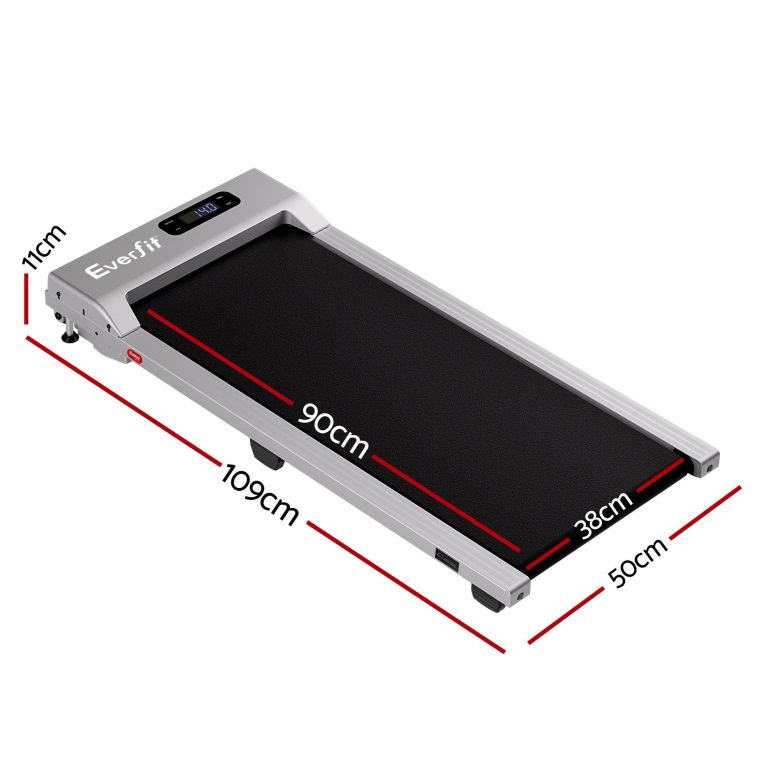 everfit 3 in 1 walking pad treadmill 12% incline under desk treadmills for home gym with 38cm wide belt silver everfit 3 in 1 walking pad treadmill 12% incline under desk treadmills for home gym with 38cm wide belt silver