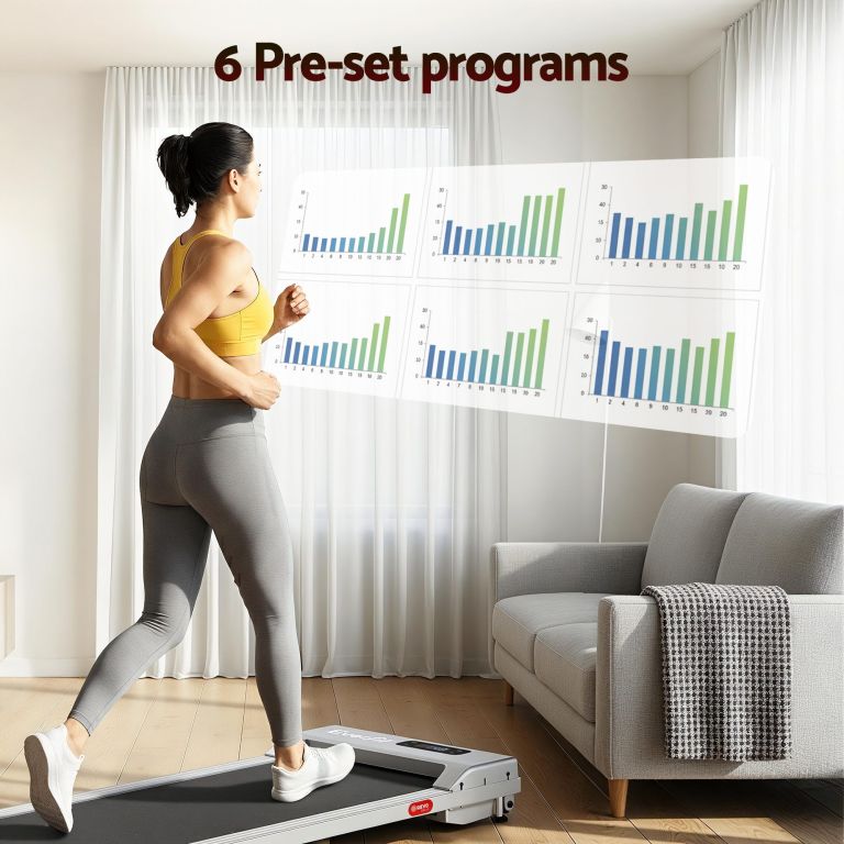 everfit 3 in 1 walking pad treadmill 12% incline under desk treadmills for home gym with 38cm wide belt silver everfit 3 in 1 walking pad treadmill 12% incline under desk treadmills for home gym with 38cm wide belt silver