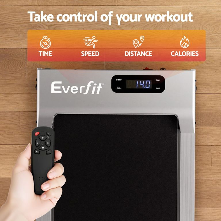 everfit 3 in 1 walking pad treadmill 12% incline under desk treadmills for home gym with 38cm wide belt silver everfit 3 in 1 walking pad treadmill 12% incline under desk treadmills for home gym with 38cm wide belt silver