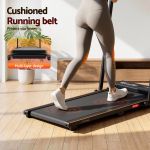 everfit 3 in 1 walking pad treadmill 12% incline foldable under desk treadmills for home gym with 38cm wide belt black