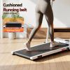 everfit 3 in 1 walking pad treadmill 12% incline foldable under desk treadmills for home gym with 38cm wide belt white