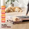everfit 3 in 1 walking pad treadmill 20% auto incline under desk treadmills for home gym with 40cm wide belt pink
