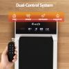 everfit 3 in 1 walking pad treadmill 20% auto incline under desk treadmills for home gym with 40cm wide belt sliver