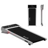 everfit 3 in 1 walking pad treadmill 20% auto incline under desk treadmills for home gym with 40cm wide belt sliver