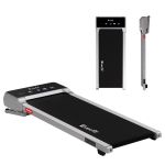 everfit 3 in 1 walking pad treadmill 20% auto incline under desk treadmills for home gym with 40cm wide belt sliver