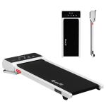 everfit 3 in 1 walking pad treadmill 20% auto incline under desk treadmills for home gym with 40cm wide belt white