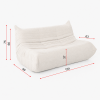 flutto 2 seater lounge chair