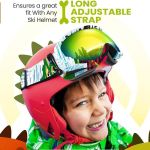 outdoormaster kids ski goggles helmet compatible snow goggles for boys & girls with 100% uv protection 01vlt 13％ om 6