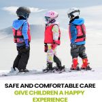 outdoormaster kids ski goggles helmet compatible snow goggles for boys & girls with 100% uv protection 01vlt 13％ om 6