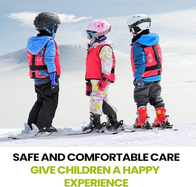 outdoormaster kids ski goggles helmet compatible snow goggles for boys & girls with 100% uv protection 01vlt 13％ om 6