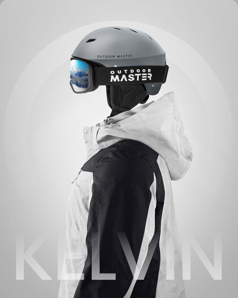outdoormaster kelvin ski helmet with astm certified safety, 9 options for men, women & youth grey,medium outdoormaster kelvin ski helmet with astm certified safety, 9 options for men, women & youth grey,medium