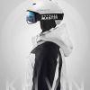outdoormaster kelvin ski helmet with astm certified safety, 9 options for men, women & youth white,large