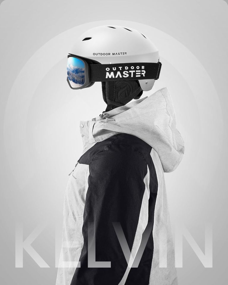 outdoormaster kelvin ski helmet with astm certified safety, 9 options for men, women & youth white,medium outdoormaster kelvin ski helmet with astm certified safety, 9 options for men, women & youth white,medium