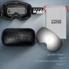 outdoormaster ski goggles pro frameless, interchangeable lens 100% uv400 protection snow goggles for men & women 01 vlt 10％ om 2