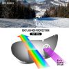 outdoormaster kids ski goggles otg helmet compatible, anti fog snow goggles for boys & girls 100% uv protection om 4