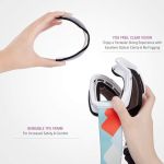 outdoormaster kids ski goggles otg helmet compatible, anti fog snow goggles for boys & girls 100% uv protection a02 vlt10% om 4