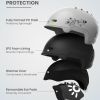 outdoormaster children's ski helmet, snowboard helmet for boys & girls, robust pc shell & eps foam, 12 ventilation holes, adjustable snow sports helmet, certified snow sports and snowboard helmet matte grey,48 52cm x small outdoormaster children's ski helmet, snowboard helmet for boys & girls, robust pc shell & eps foam, 12 ventilation holes, adjustable snow sports helmet, certified snow sports and snowboard helmet matte grey,48 52cm x small