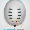 outdoormaster children's ski helmet, snowboard helmet for boys & girls, robust pc shell & eps foam, 12 ventilation holes, adjustable snow sports helmet, certified snow sports and snowboard helmet matte grey,48 52cm x small outdoormaster children's ski helmet, snowboard helmet for boys & girls, robust pc shell & eps foam, 12 ventilation holes, adjustable snow sports helmet, certified snow sports and snowboard helmet matte grey,48 52cm x small