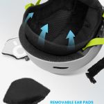 outdoormaster children's ski helmet, snowboard helmet for boys & girls, robust pc shell & eps foam, 12 ventilation holes, adjustable snow sports helmet, certified snow sports and snowboard helmet matte grey,48 52cm x small outdoormaster children's ski helmet, snowboard helmet for boys & girls, robust pc shell & eps foam, 12 ventilation holes, adjustable snow sports helmet, certified snow sports and snowboard helmet matte grey,48 52cm x small