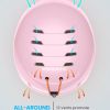 outdoormaster children's ski helmet, snowboard helmet for boys & girls, robust pc shell & eps foam, 12 ventilation holes, adjustable snow sports helmet, certified snow sports and snowboard helmet glossy pink,48 52cm x small