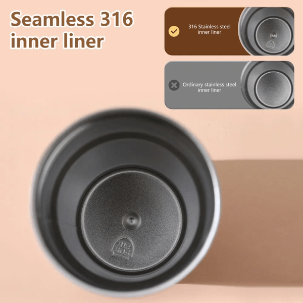 450ml thermal led temperature display smart coffee cup insulated drink tumbler brown 450ml thermal led temperature display smart coffee cup insulated drink tumbler brown
