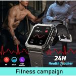 njord gear indestructible tactical smartwatch – military grade & rugged black