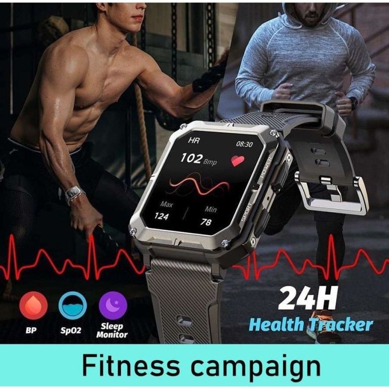 njord gear indestructible tactical smartwatch – military grade & rugged black
