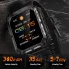 njord gear indestructible tactical smartwatch – military grade & rugged black