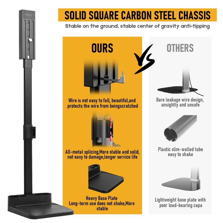 freestanding holder for dyson vacuum stand – suitable for dyson v6 v7 v8 v10 v11 v12 v15 vacuum cleaners