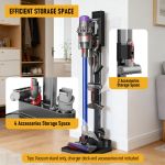 freestanding holder for dyson vacuum stand – suitable for dyson v6 v7 v8 v10 v11 v12 v15 vacuum cleaners