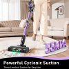 cordless vacuum cleaner, 10 in 1 stick vacuum with powerful suction, hose, green led light, anti tangle brush, 55kpa lightweight rechargeable vacuum cleaner for home, hardwood floors, carpets, pet hair. cordless vacuum cleaner, 10 in 1 stick vacuum with powerful suction, hose, green led light, anti tangle brush, 55kpa lightweight rechargeable vacuum cleaner for home, hardwood floors, carpets, pet hair.